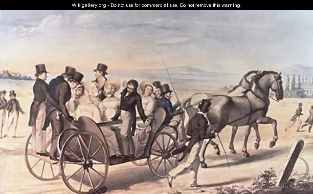 Excursion of the Schubertians from Atzenbrugg to Aumuhl - Leopold Kupelwieser