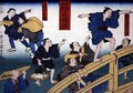 Moral teaching for shopboys giving good and bad examples of behaviour 8 - Utagawa Kuniyoshi