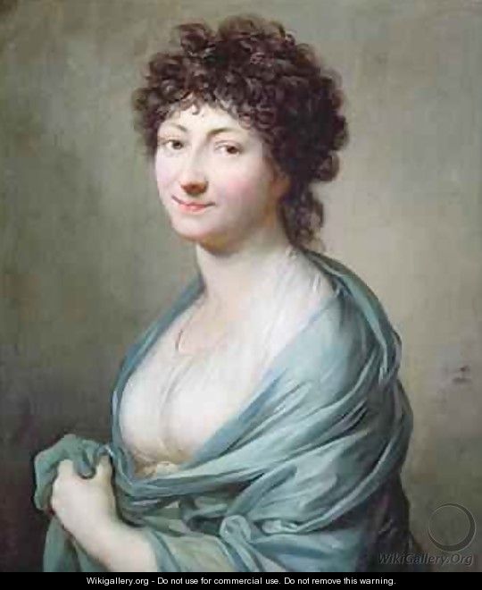 The Daughter Portrait of Caroline Susanne Graff - Anton Graff