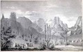 Chain of Natural Spires on the Gila - C.B. Graham