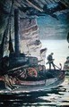 Illustration from Les Travailleurs de la Mer by Victor Hugo - Achille Granchi-Taylor