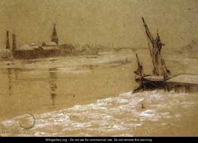 The Thames in Winter - Walter Greaves