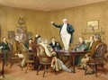 Mr Pickwick addressing his friends - Charles Green