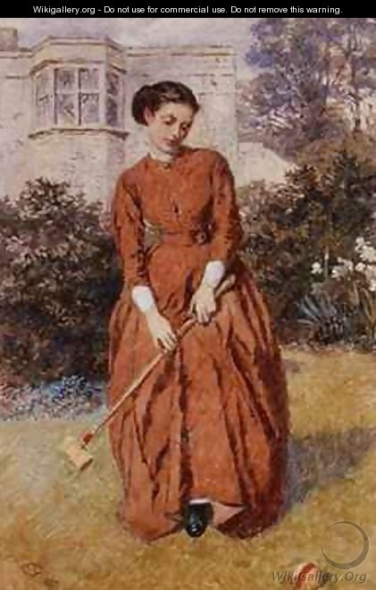 The Croquet Player - Charles Green