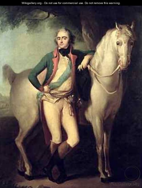 Prince Josef Anton Poniatowski 1763-1813 by his horse - Giuseppe or Josef Grassi