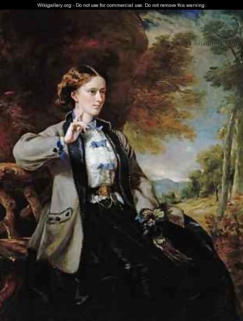 Portrait of the Hon Mrs Meynell Ingram - Sir Francis Grant
