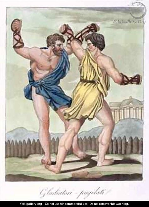 Gladiators from Antique Rome - (after) Grasset de Saint-Sauveur, Jacques