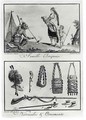 Iroquois family arms and ornaments - (after) Grasset de Saint-Sauveur, Jacques