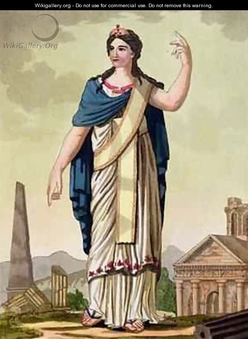 Patrician Woman - (after) Grasset de Saint-Sauveur, Jacques