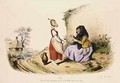 An Owl telling the fortune of a Donkey - (Jean Ignace Isidore Gerard) Grandville