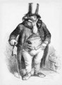 The Proprietor as Sir Vulture - (Jean Ignace Isidore Gerard) Grandville