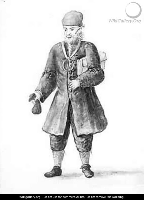 The Jewish Man Marco Alpron from Gli abiti dei Veneziani - Jan van Grevenbroeck