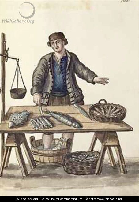Fishmonger Venetian - Jan van Grevenbroeck
