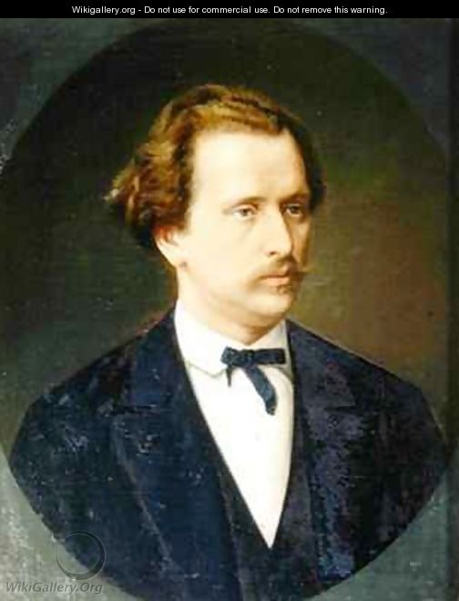 Portrait of Nikolay Rubinstein 1835-81 - Sergei Ivanovich Gribkov