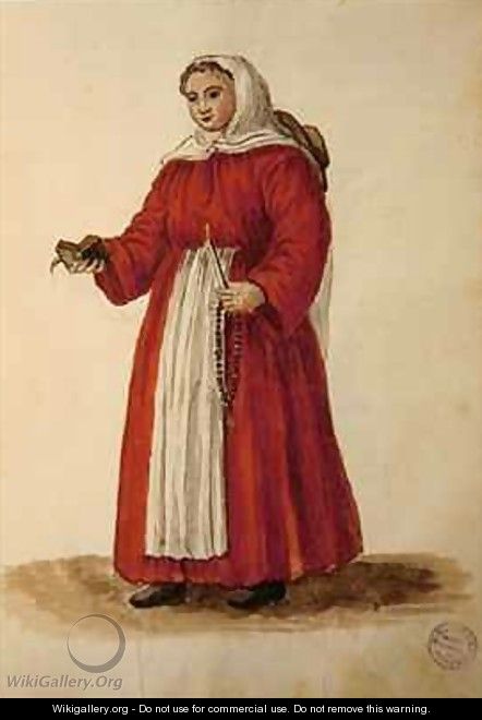 A young Venetian orphan - Jan van Grevenbroeck