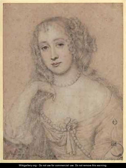 Portrait drawing of a lady - John Greenhill