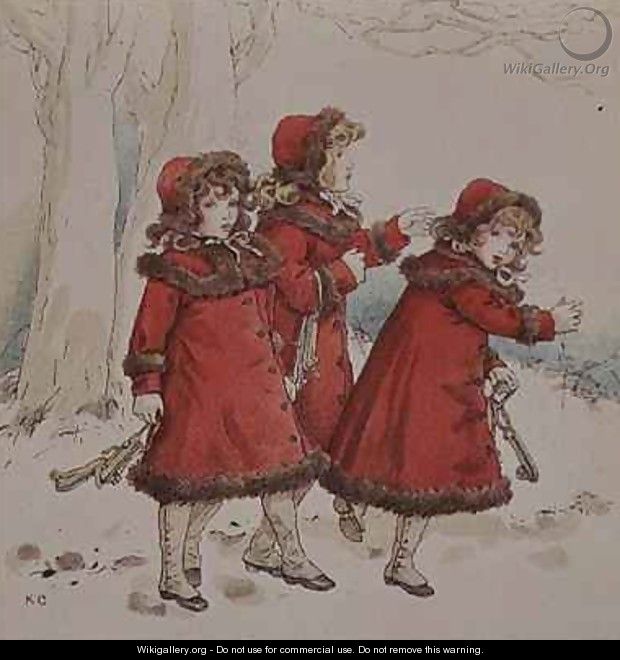 Winter from April Babys Book of Tunes - Kate Greenaway