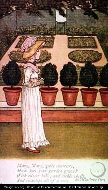 April Babys Book of Tunes Mary Mary Quite Contrary - Kate Greenaway