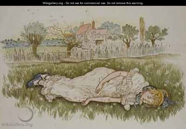 Resting from A day in a Childs Life - Kate Greenaway