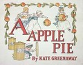 Illustration for the letter A from Apple Pie Alphabet - Kate Greenaway