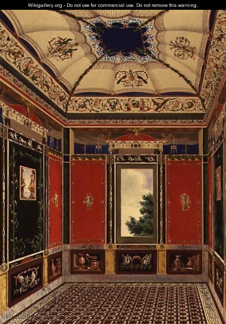 The Pompeian Room - Ludwig Gruner