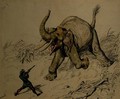 Elephant Shoot - Ernest Henry Griset