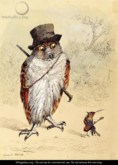 Illustration to Bubble and Squeak in Funs Comic Creatures - Ernest Henry Griset