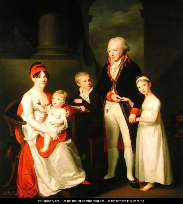 Marc Andre Souchay 1759-1814 and His Family - Friedrich Carl Groger
