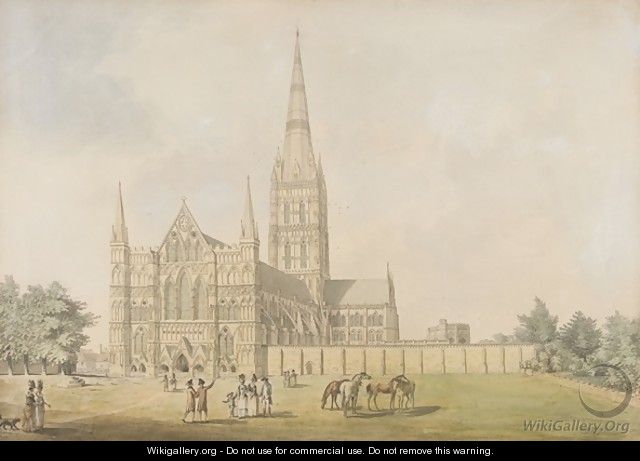 Salisbury Cathedral - Samuel Hieronymous Grimm
