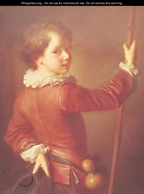 Portrait of a Young Pilgrim - Jean-Alexis Grimou