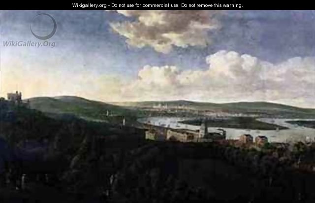 View of Queens House and Royal Hospital Greenwich - Jan the Elder Griffier