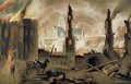 The Great Fire of London in the Year of 1666 - (after) Griffier, Jan the Elder