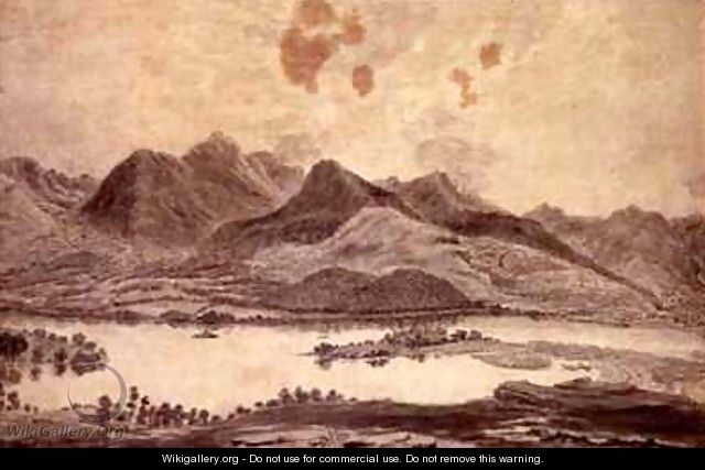 Panoramic View of Derwentwater and the Vale of Keswick 2 - Moses Griffith