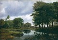 Landscape at Silkeborg - Louis Gurlitt