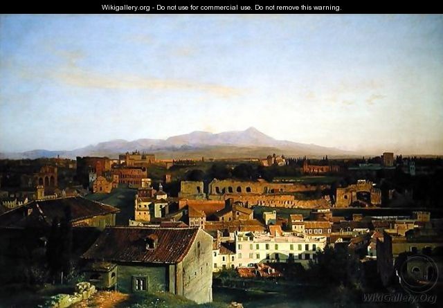 View from Rome - Louis Gurlitt