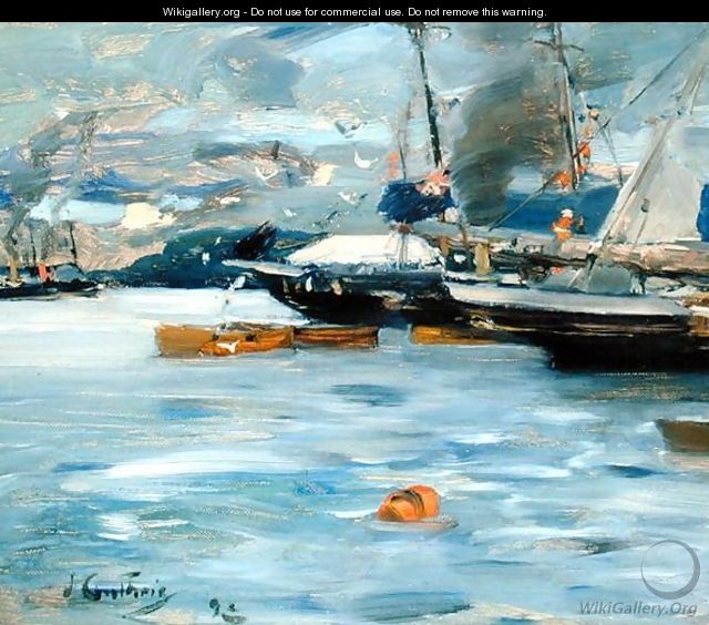 Moored Yachts Oban - Sir James Guthrie