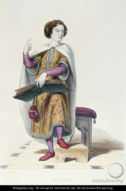 Abelard illustration from Le Plutarque Francais - (after) Guilleminot, Armand