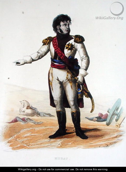 Portrait of Joachim Murat from Le Plutarque Francais - (after) Guilleminot, Armand