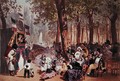The Guignol Theatre on the Champs Elysees - Eugene Charles Francois Guerard