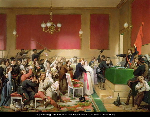 A Wedding under the Commune of Paris of 1871 - Paul-Felix Guerie