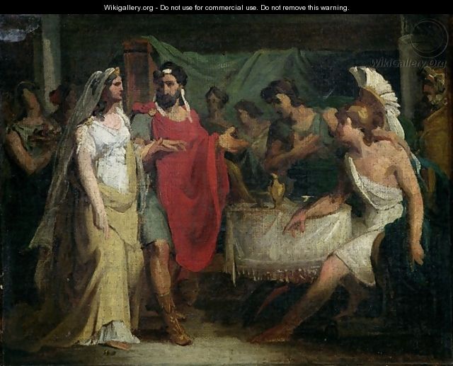 The Wedding of Alexander the Great 356-323 BC and Roxana - Baron Pierre-Narcisse Guerin