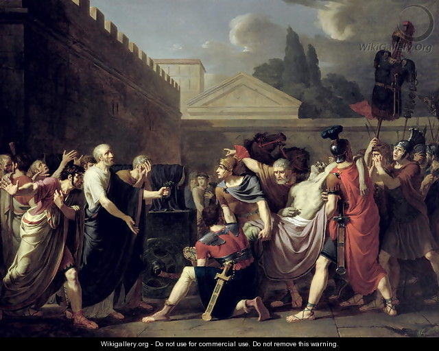 The Death of Brutus - Baron Pierre-Narcisse Guerin