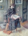 Girl Reading a Book - Charles Francois Prosper Guerin