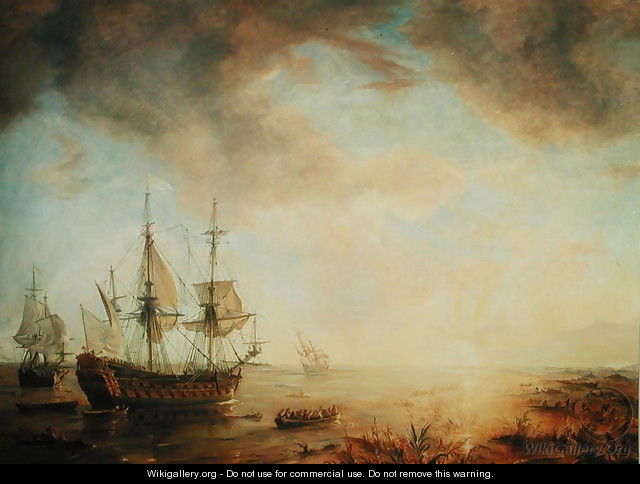 Expedition of Robert Cavelier de La Salle 1643-87 in Louisiana in 1684 2 - Theodore Gudin
