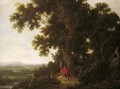 Landscape with Huntsmen and their Hounds - Joris van der Haagen or Hagen