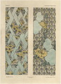 Floral patterns plate 48 from Fantaisies decoratives - (after) Habert-Dys, Jules-Auguste