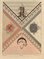 Letters plate 24 from Fantaisies decoratives - (after) Habert-Dys, Jules-Auguste