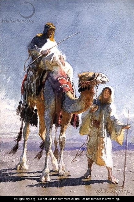 The Shaik and his Guide - Carl Haag