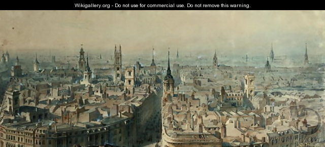 View of London from Monument looking North - Carl Haag