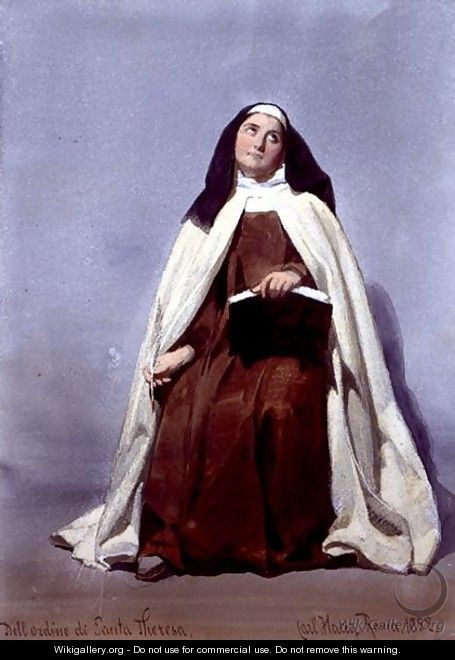 A Nun of the Order of St Theresa - Carl Haag